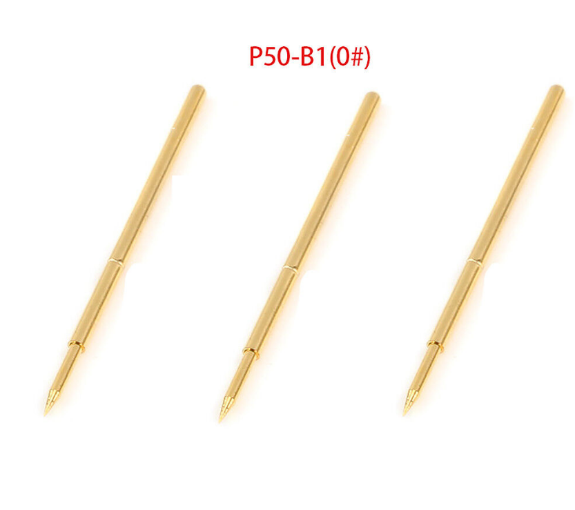 Pogo pins P50-B1 de punta fina de referencia